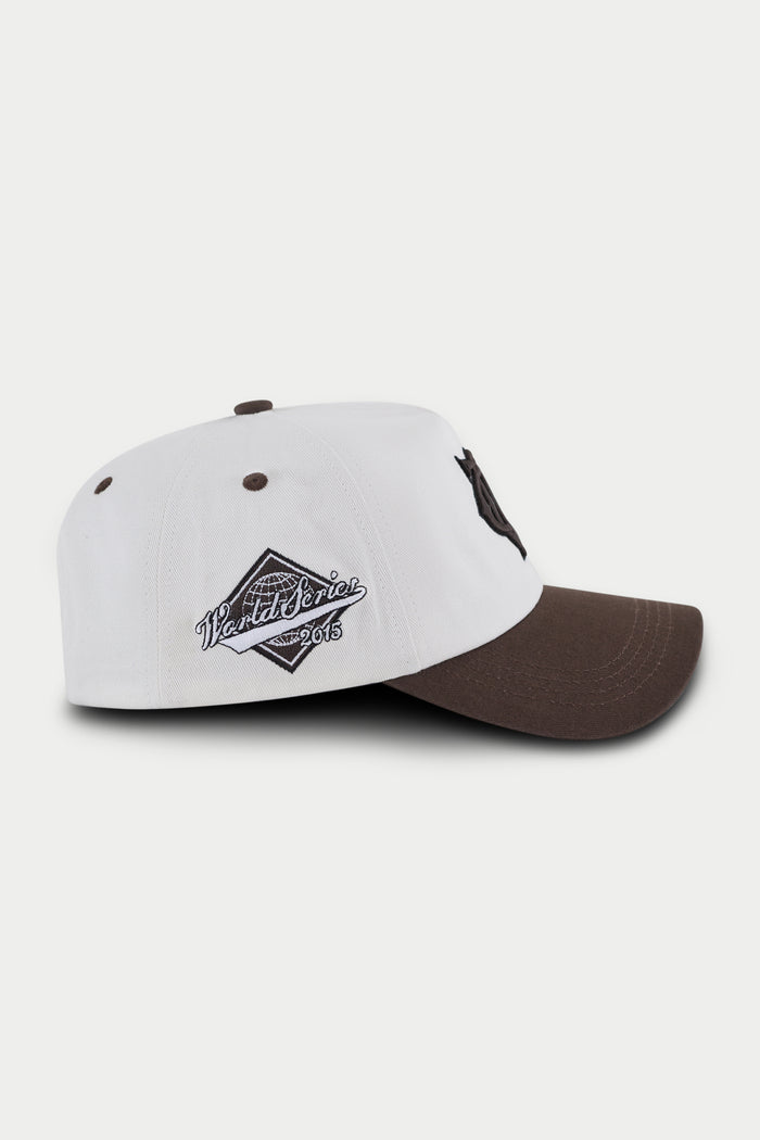 MONOGRAM WORLD SERIES CAP - BROWN