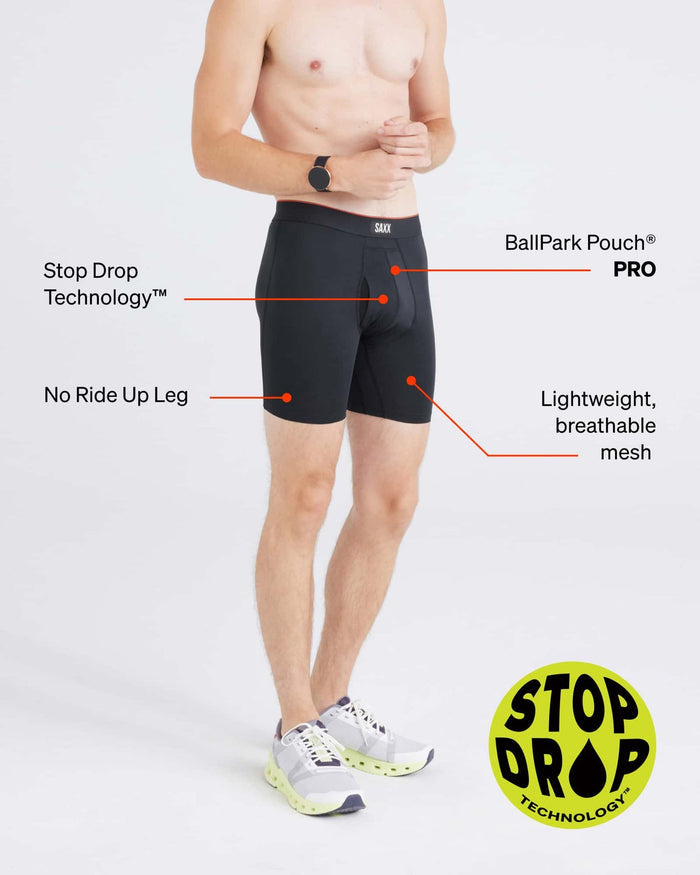 Multi-Sport Mesh Boxer Brief Fly (2 Pack)