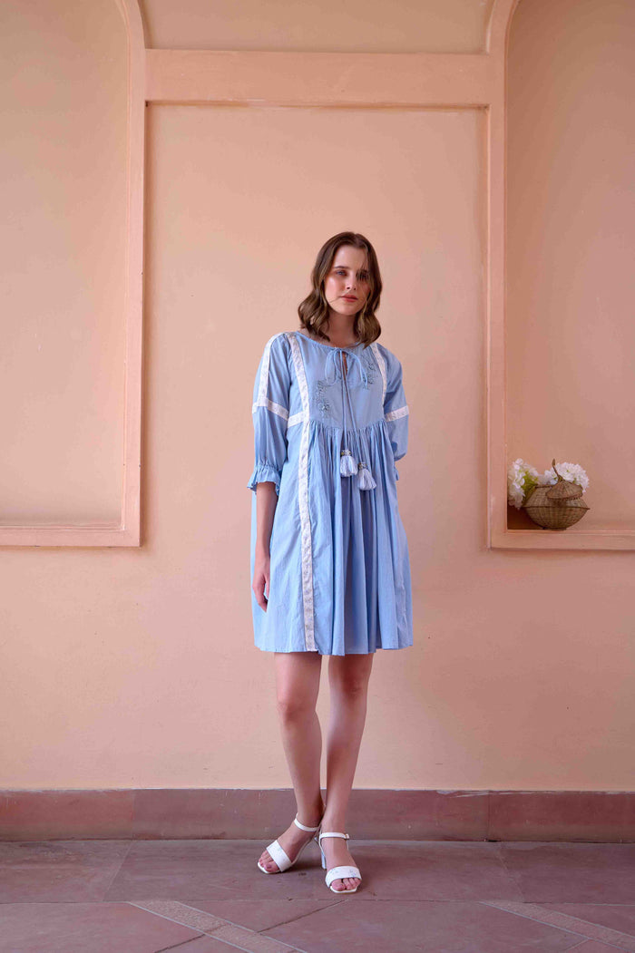 Navy Dress - Blue
