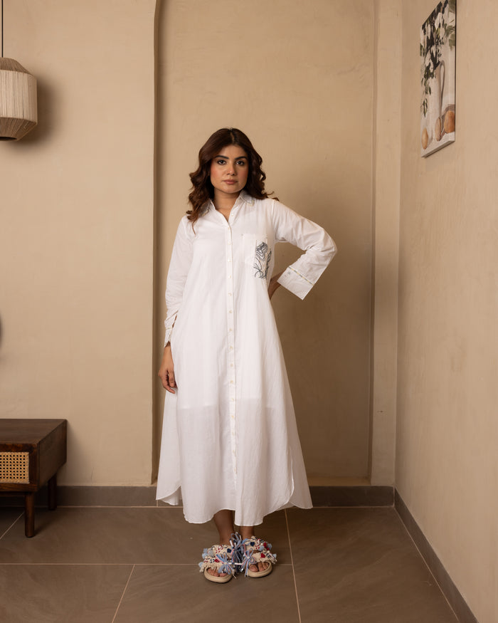 Neptune Dress (White)