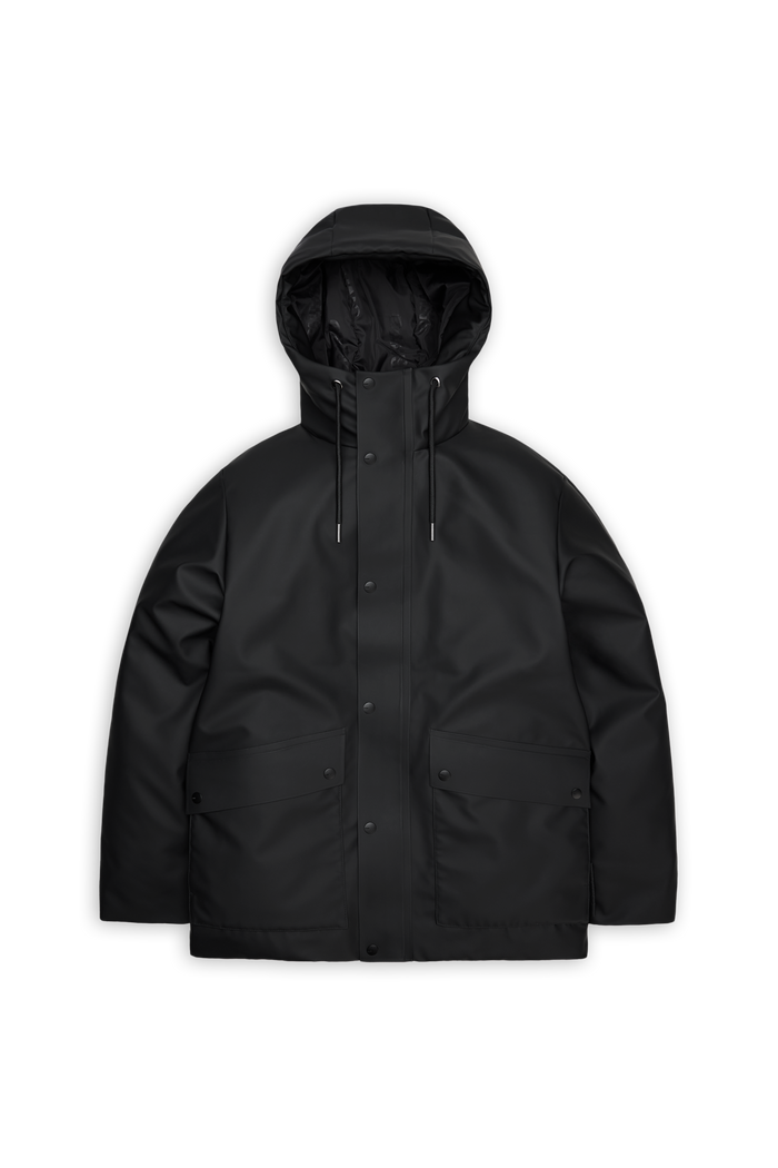 RAINS Nome Parka Black Jacket