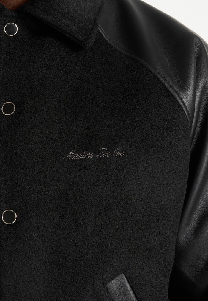 olivier-wool-and-leather-raglan-varsity-jacket-black