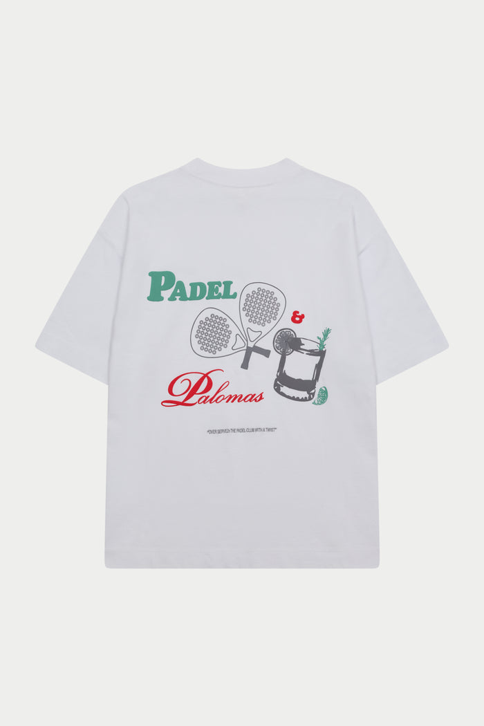 PADEL & PALOMAS T-SHIRT - WHITE