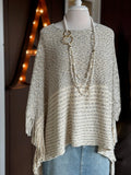 Paloma Poncho in Beige