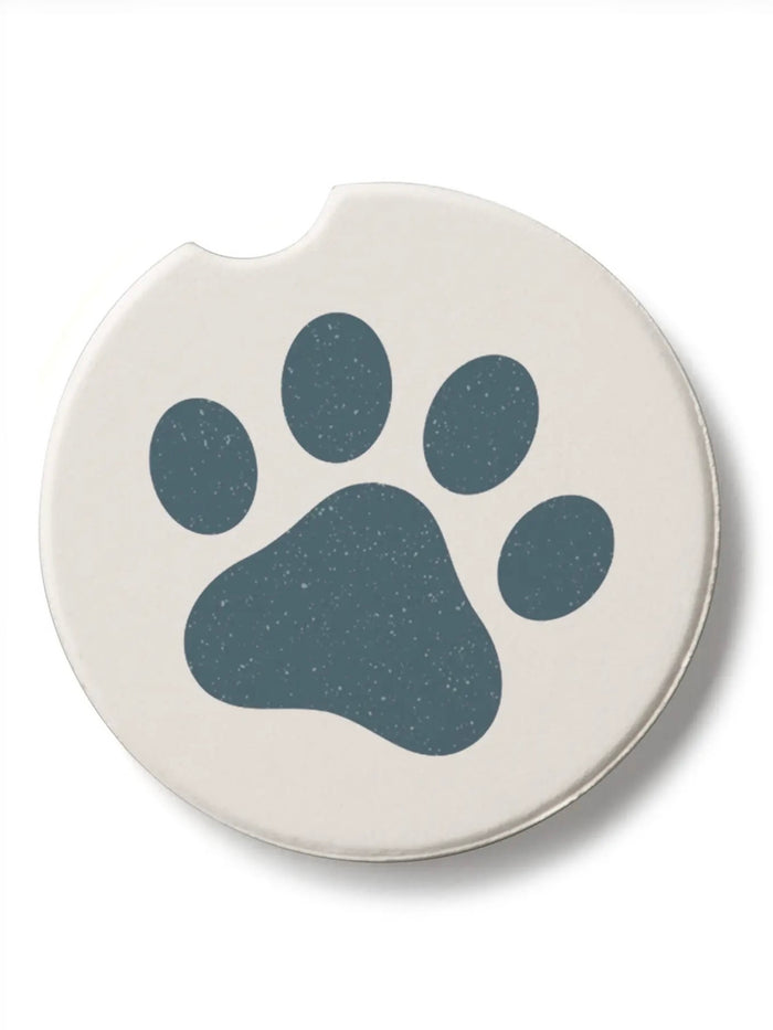 Paw Car Coaster with bold paw print design from Ardor Boutique
