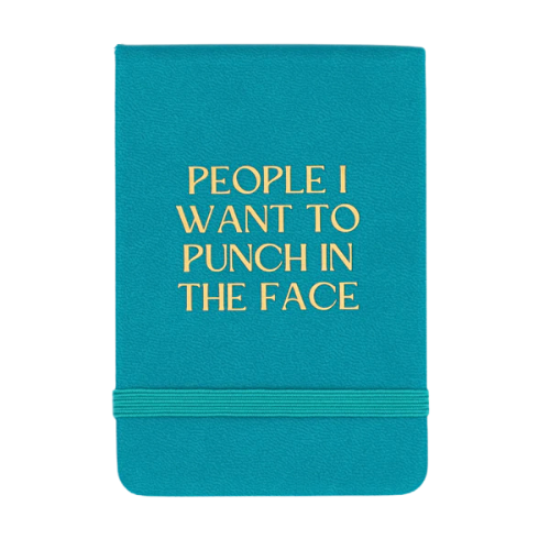 People I Want To Punch In The Face Mini Pocket Journal