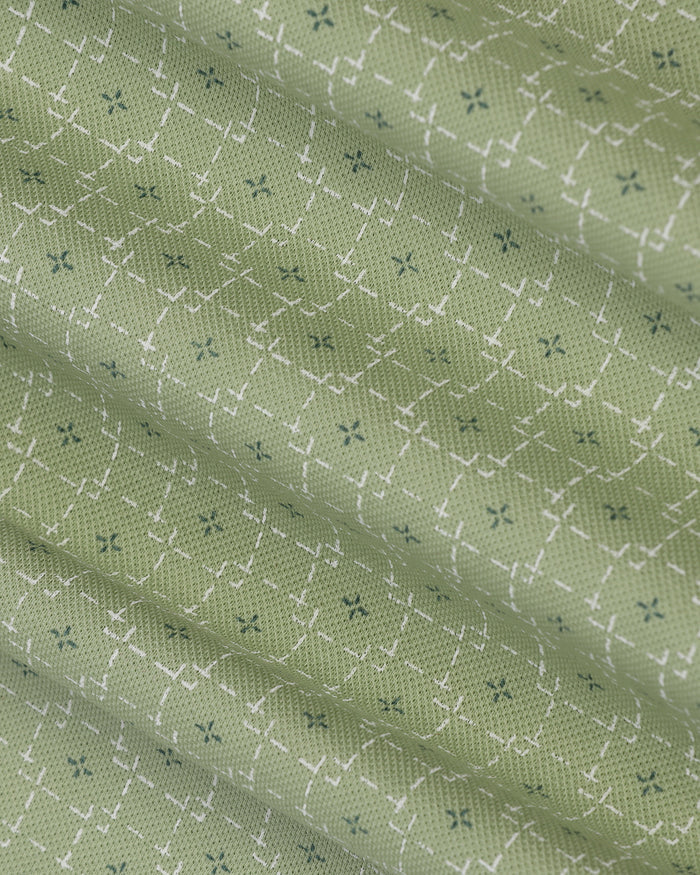 Polo Light Green Printed T-Shirt - Henry