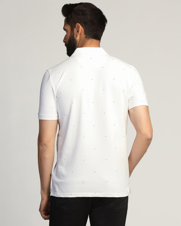 Polo White Printed T-Shirt - Wembley
