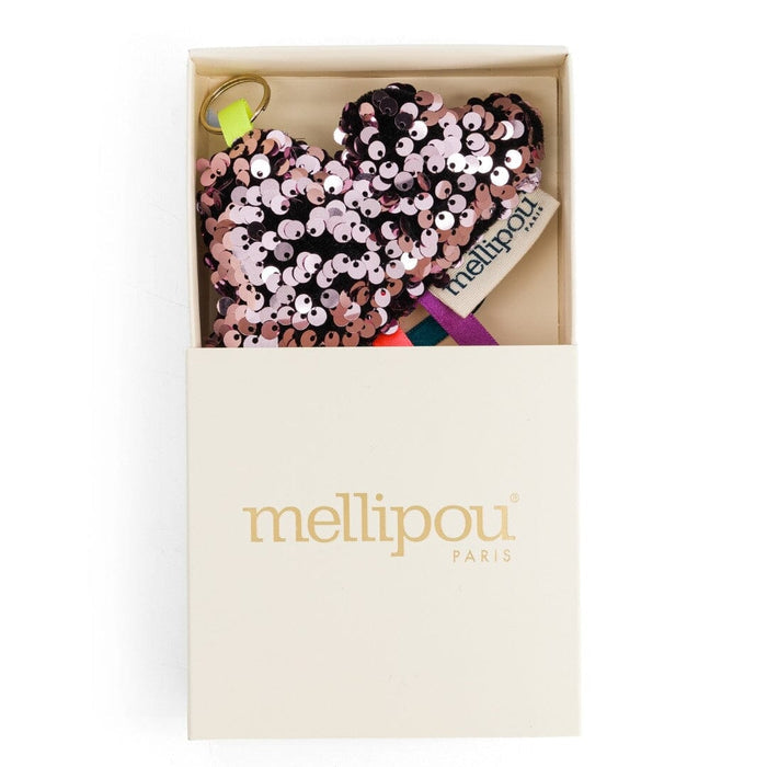 Porte-clés sequins rose - Liliane Porte-clés MELLIPOU