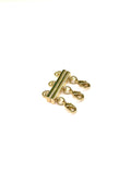 Magnetic Triple Necklace Layering Clasp in gold filled