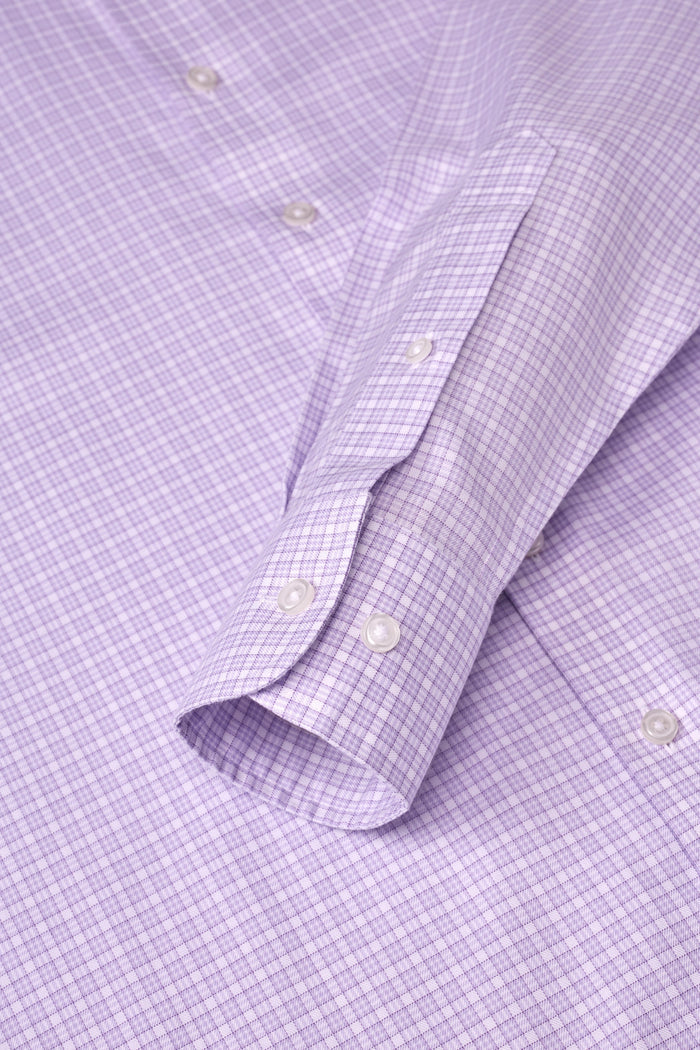 Providence Lavender Check Shirt - Atica Man