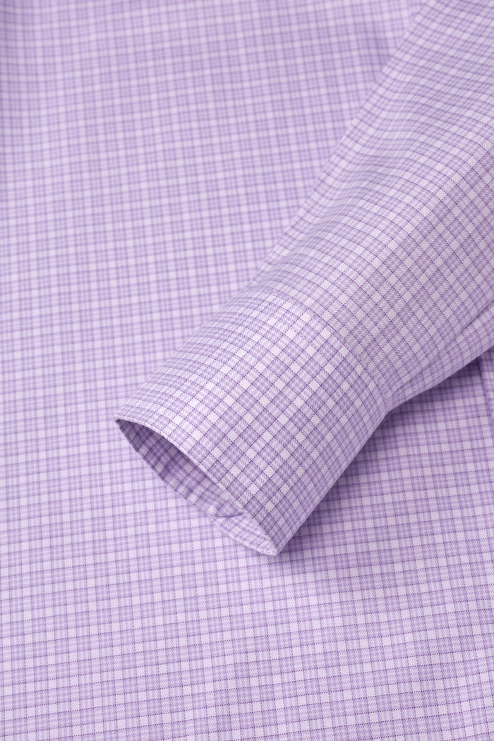 Providence Lavender Check Shirt - Atica Man