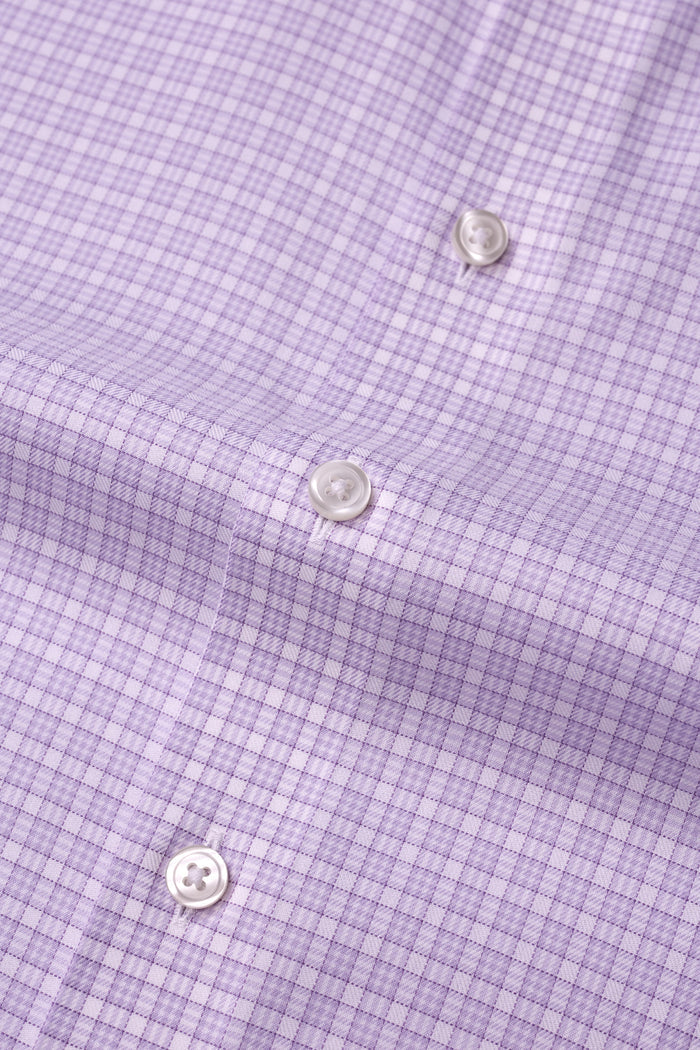 Providence Lavender Check Shirt - Atica Man