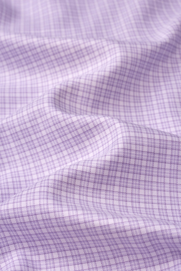 Providence Lavender Check Shirt - Atica Man
