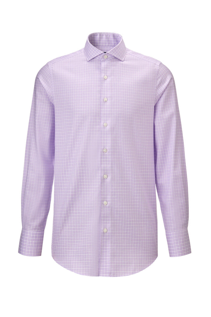 Providence Lavender Check Shirt - Atica Man