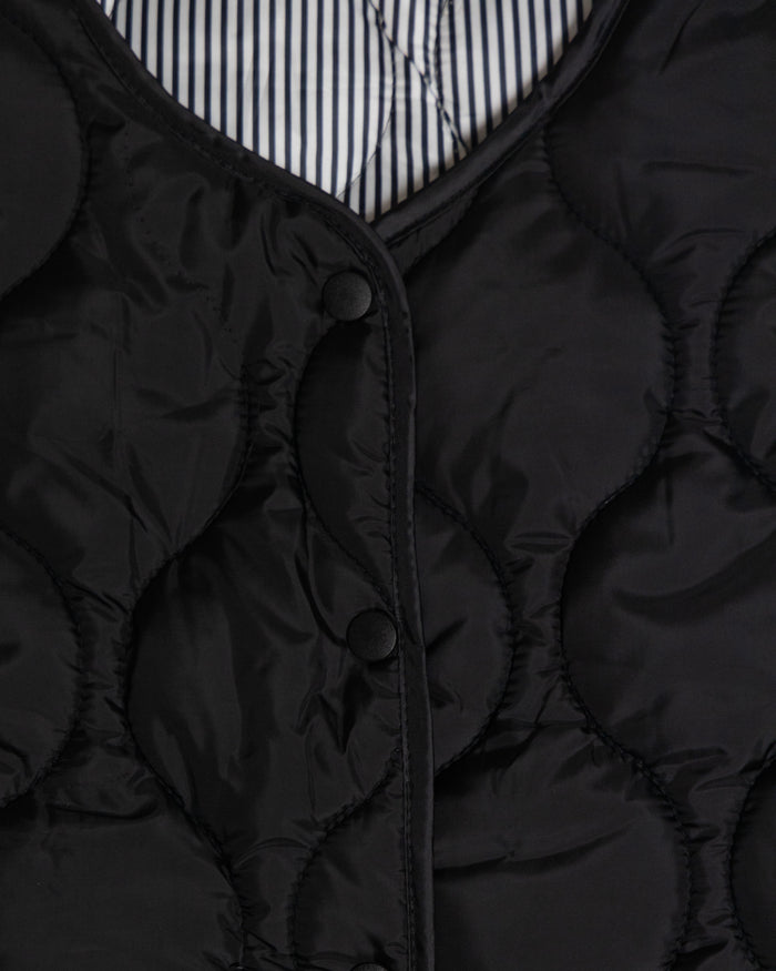 quilted puffer vest