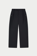 RIVET DETAIL TROUSERS - BLACK