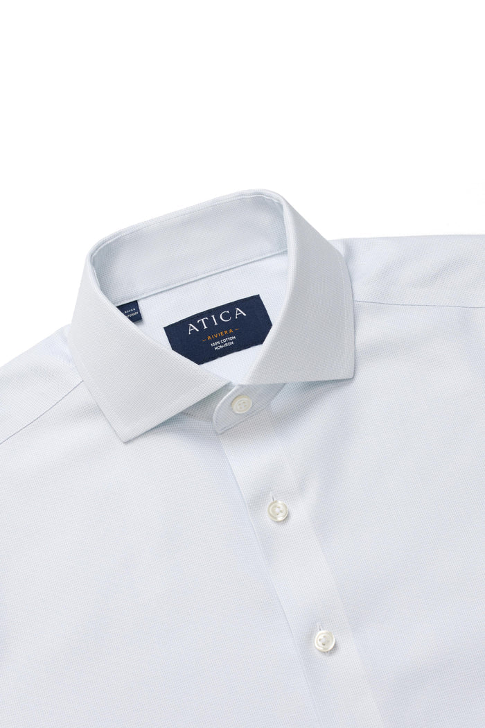 Riviera Light Grey Tonal Shirt - Atica Man