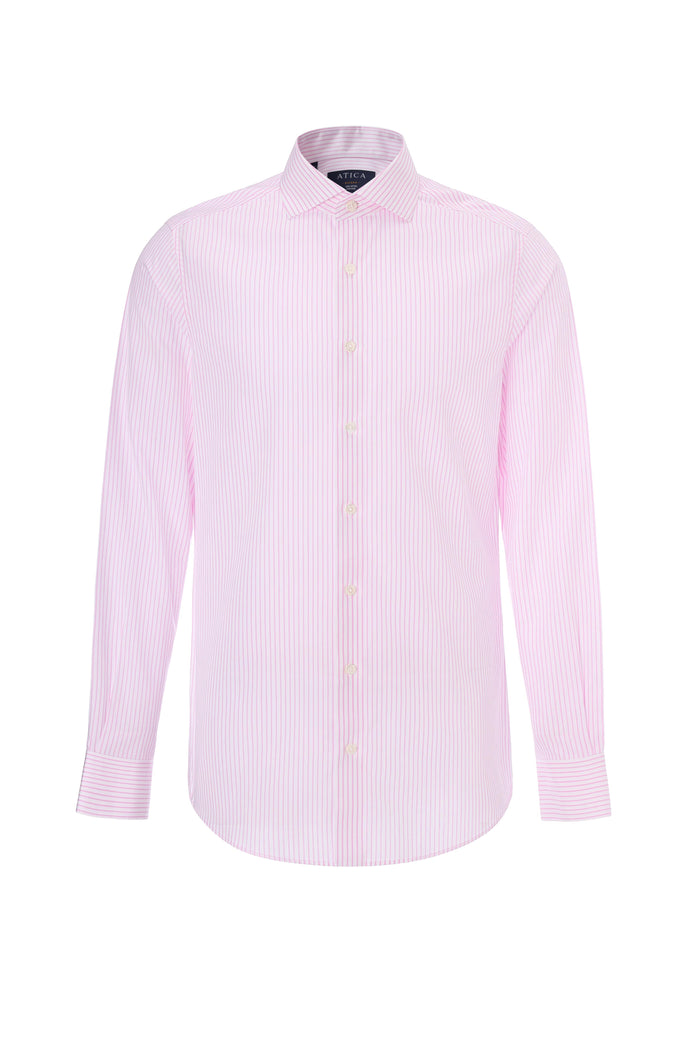 Riviera Pink Bengal Stripe Shirt - Atica Man