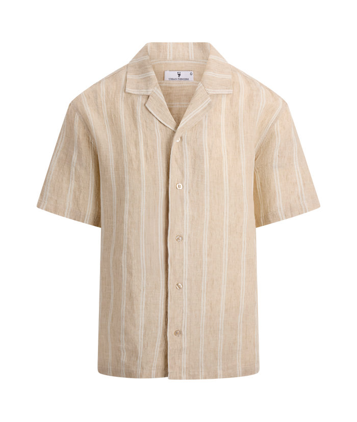 Urban Pioneers Male Ronaldo SS Shirt SS SHIRT LIGHT SAND
