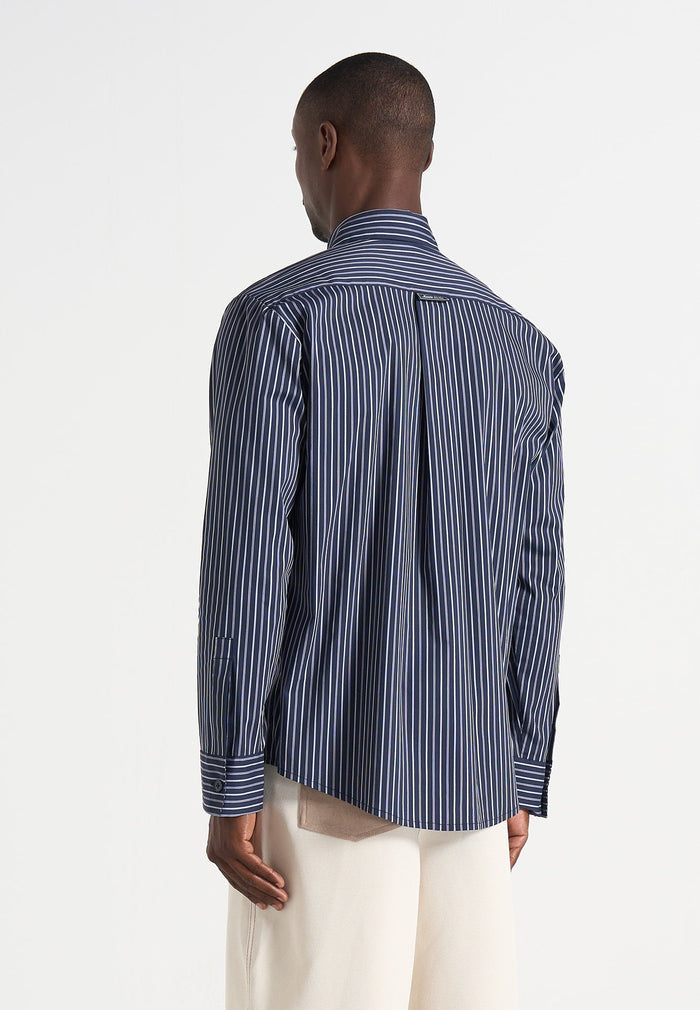 ronnie-unisex-pinstripe-long-sleeve-shirt-navy