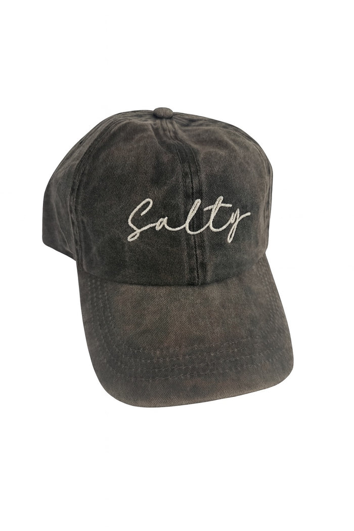 Salty baseball cap in Black