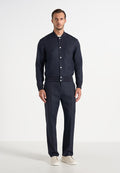 savin-pinstripe-bomber-jacket-navynew