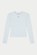 SCULPT SOFT TOUCH LONG SLEEVE TOP - GREY MARL