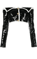 Giambattista Valli Sequin Bustier Jacket - Runway Catalog