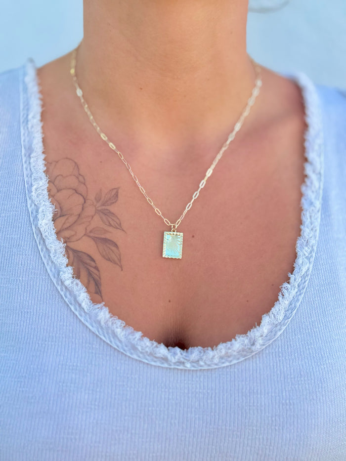 Serena Sunburst Necklace