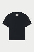SHADOW PRINT EMBLEM T-SHIRT - WASHED BLACK