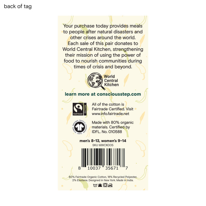 Socks that Provide Meals (Black Peppers): Medium