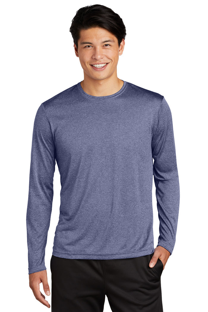 ST360LS  Sport-Tek® Long Sleeve Heather Contender™ Tee - The Lemon Print & Design Studio