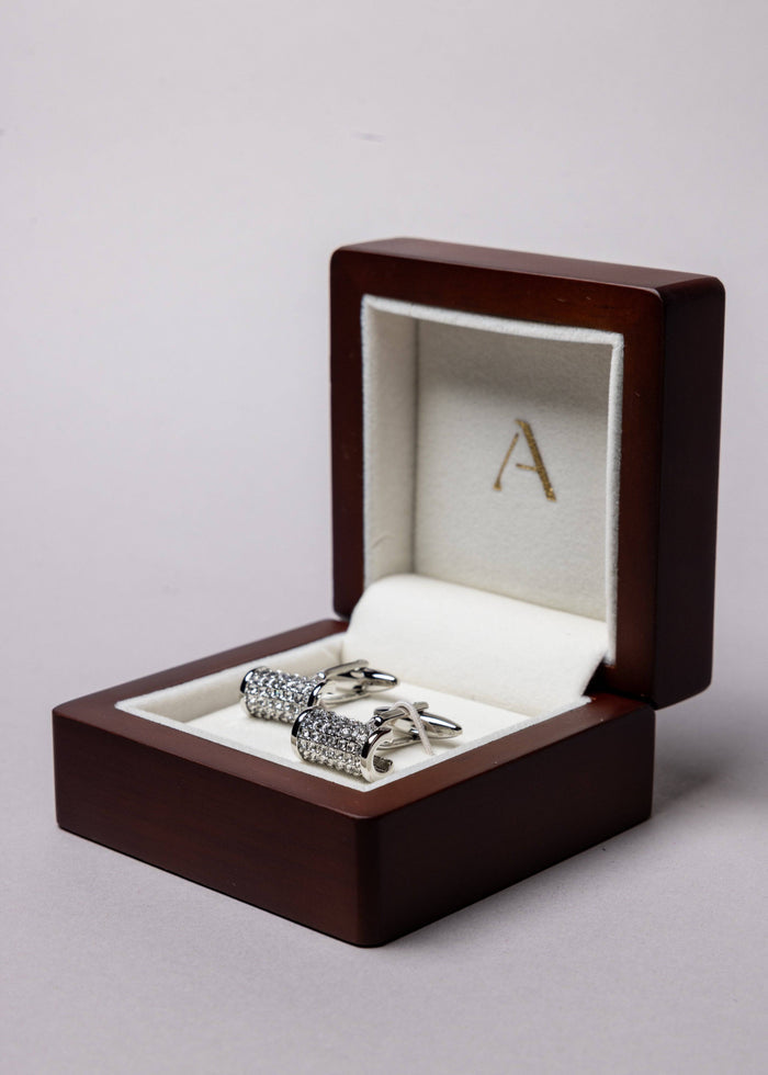 Swarovski Hammerhead Bar Cufflinks - Atica Man