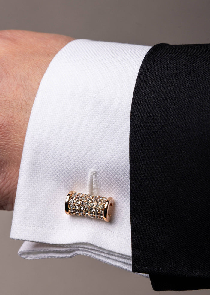 Swarovski Hammerhead Bar Cufflinks - Atica Man