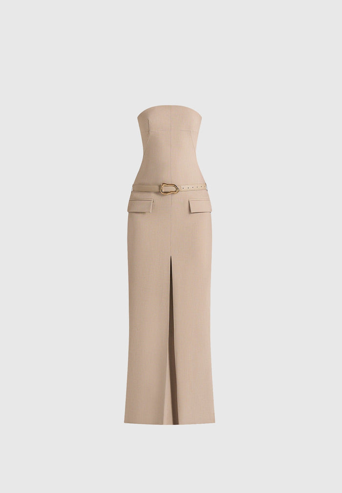 tabitha-tailored-bandeau-belted-maxi-dress-beige