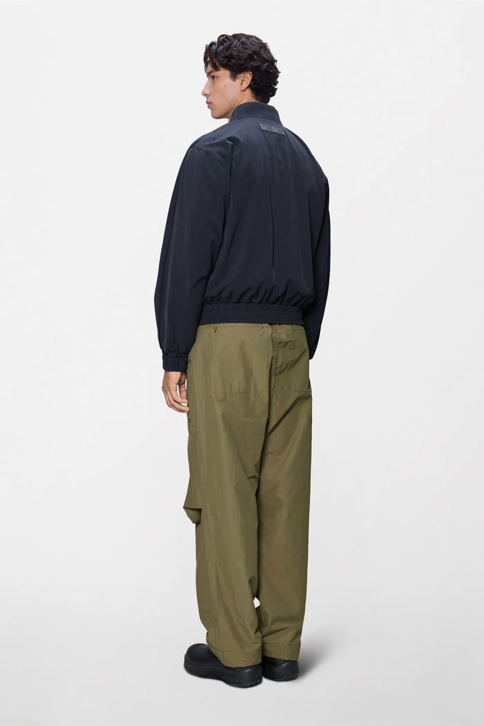 RAINS Tech Woven Bomber Jacket Navy Jacket