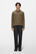RAINS Tech Woven Overshirt Splinter Long Sleeve