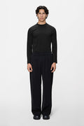 RAINS Tech Woven Pants Wide Black Pants