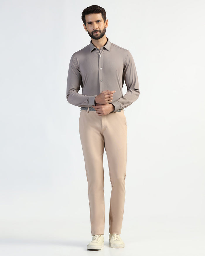 TechPro Formal Grey Stripe Shirt - Abil