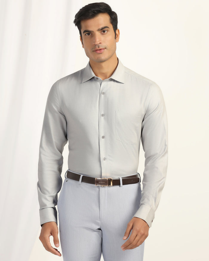 Temp Tech Formal Grey Textured Shirt - Revolve