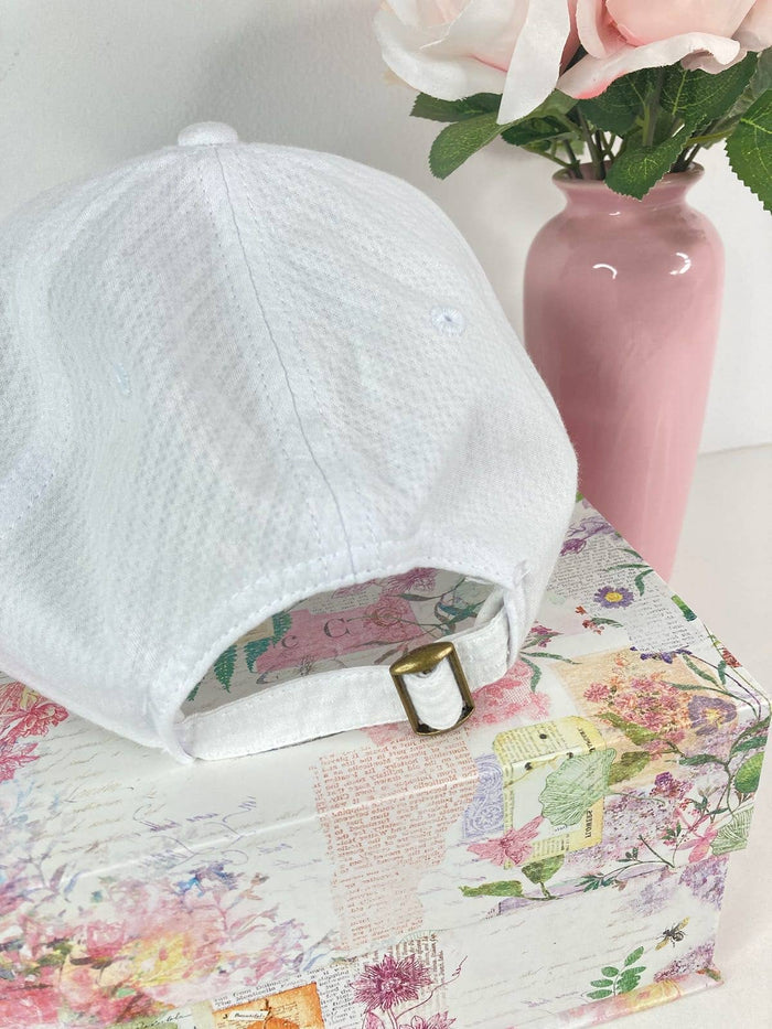Tennis Racquet Seersucker Hat