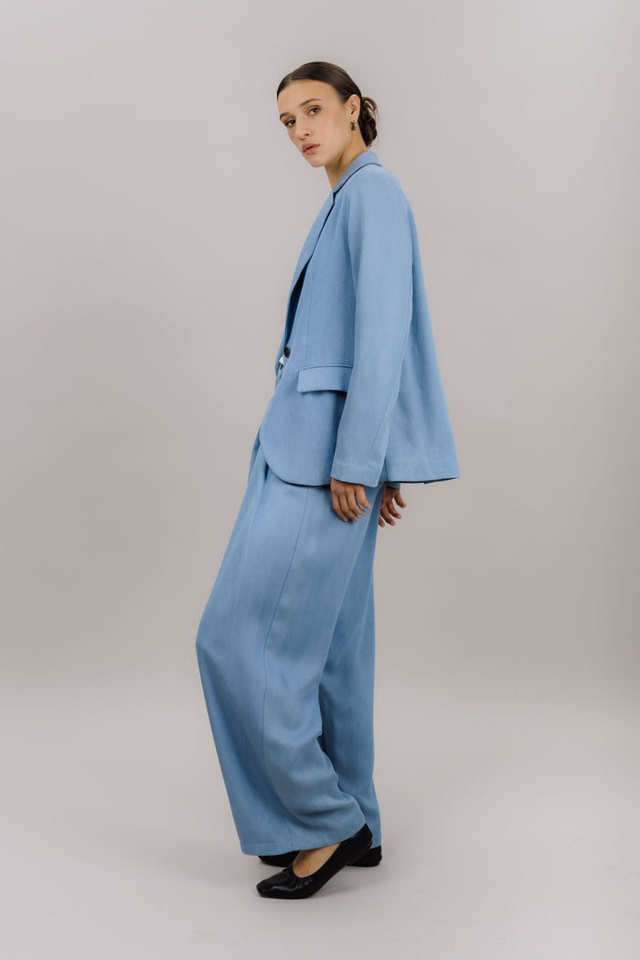 Urban Pioneers Female Tharia Blazer BLAZER LIGHT BLUE