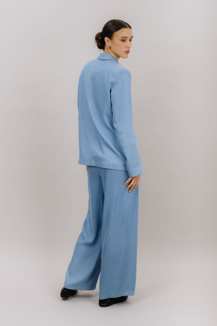 Urban Pioneers Female Tharia Blazer BLAZER LIGHT BLUE