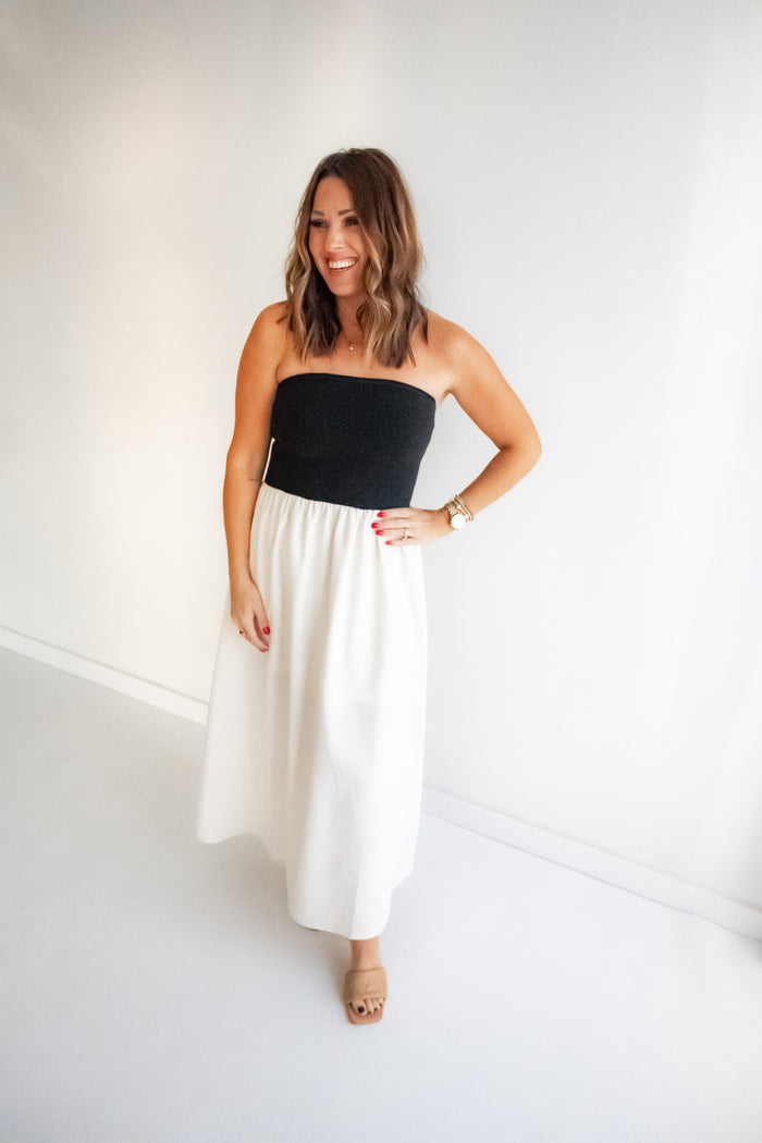 The Collins Linen Maxi Dress - One Eleven Olive Boutique