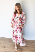 The Elle Floral Maxi Dress - One Eleven Olive Boutique