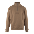 Urban Pioneers Male Thorin Half-zip SWEATER COCOLATE CHIP
