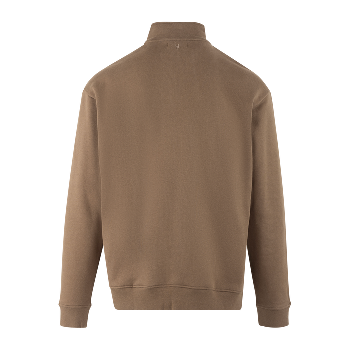 Urban Pioneers Male Thorin Half-zip SWEATER COCOLATE CHIP