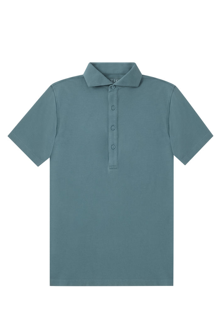 Dress Collar Performance Polo - Turquoise - Atica Man