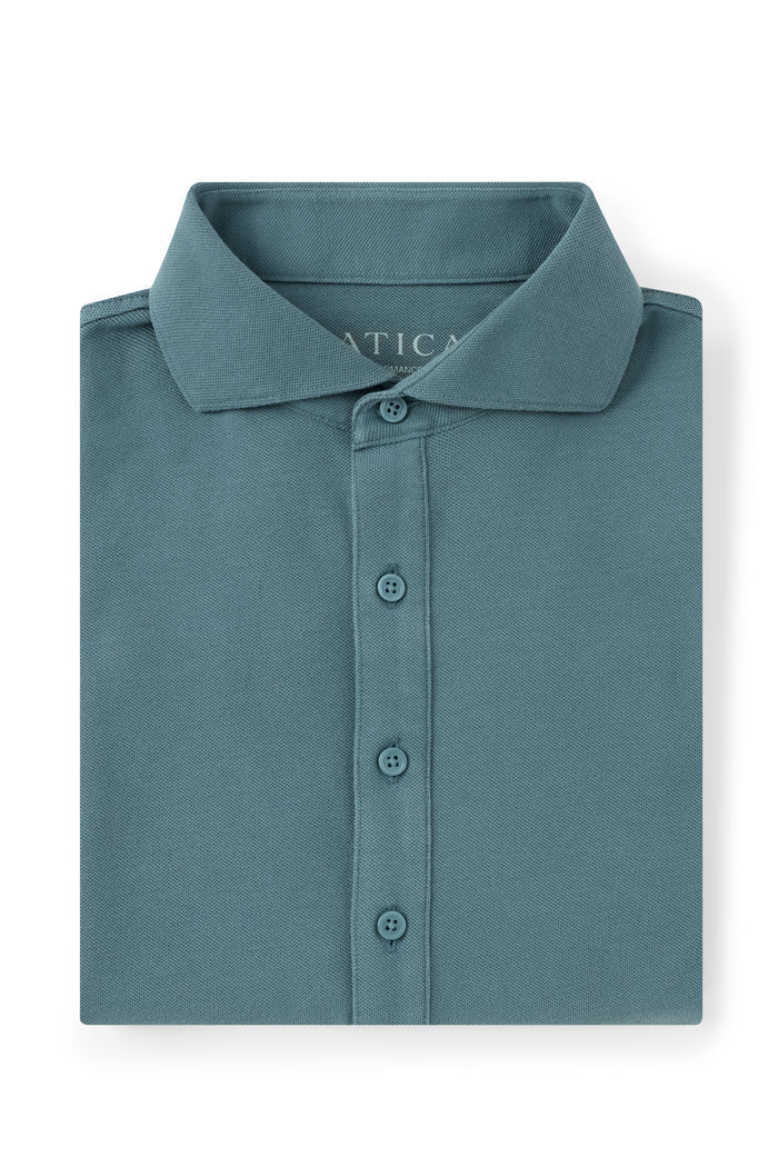 Dress Collar Performance Polo - Turquoise - Atica Man